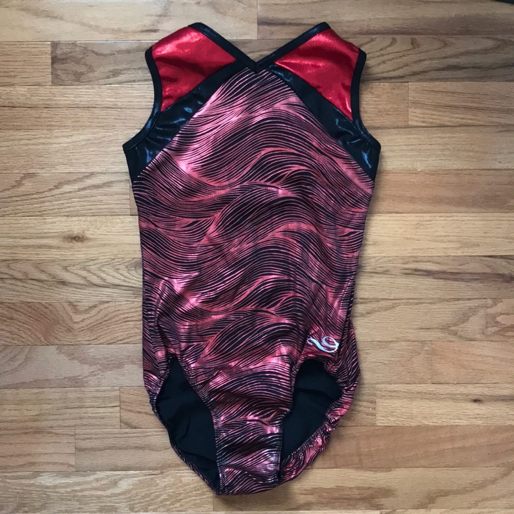 Dreamlight Red and Black Leotard
